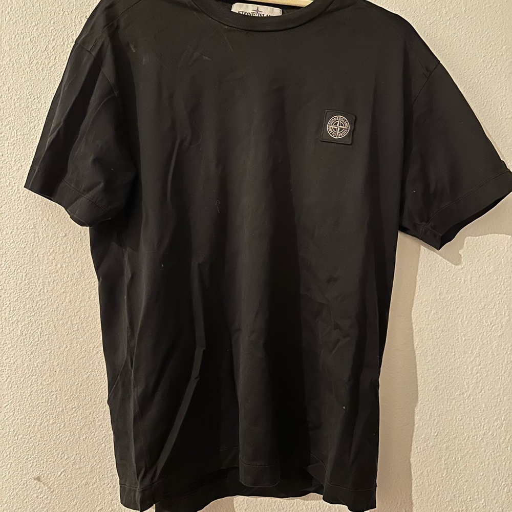 Stone Island Black Short Sleeve Tee